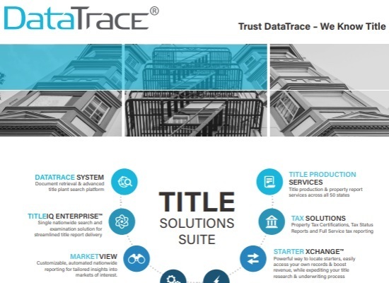 DataTrace Full Service Overview Brochure